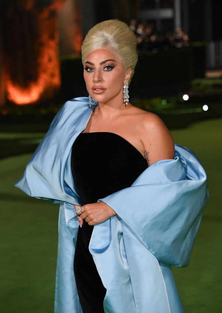 Lady Gaga's Strapless Schiaparelli Dress | Photos