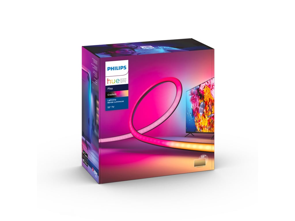 Philips Hue White and Colour Ambiance Play Gradient Lightstrip (55 inch)