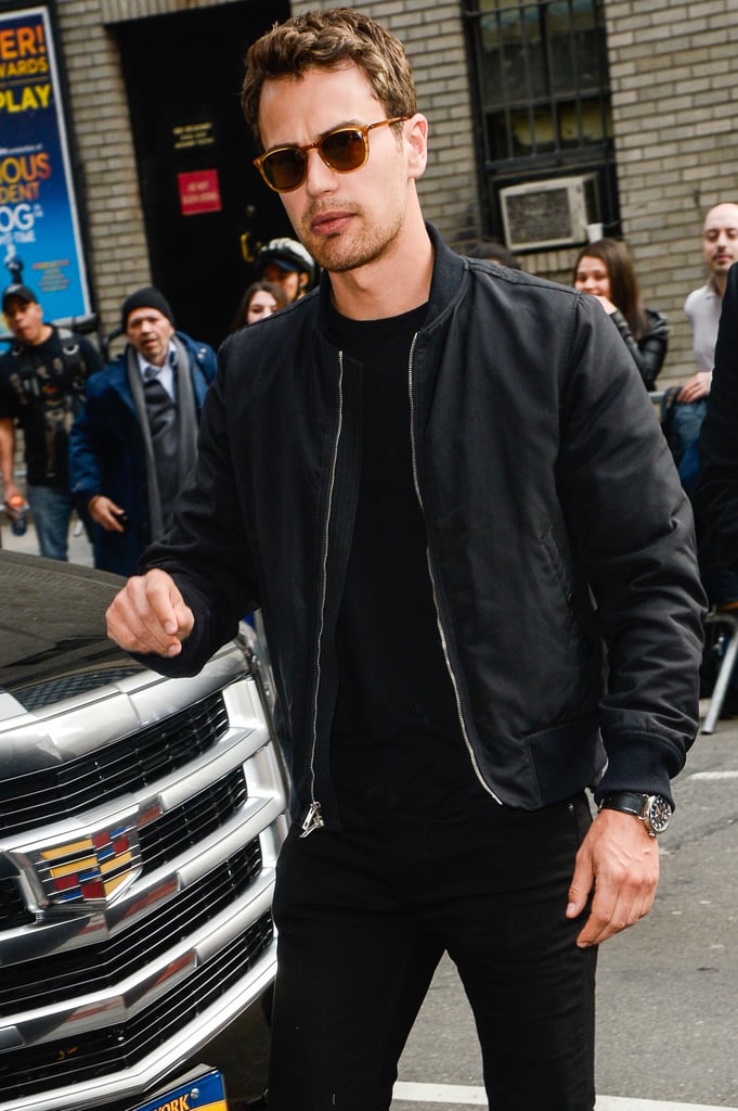 Theo James Out in NYC Photos March 2016