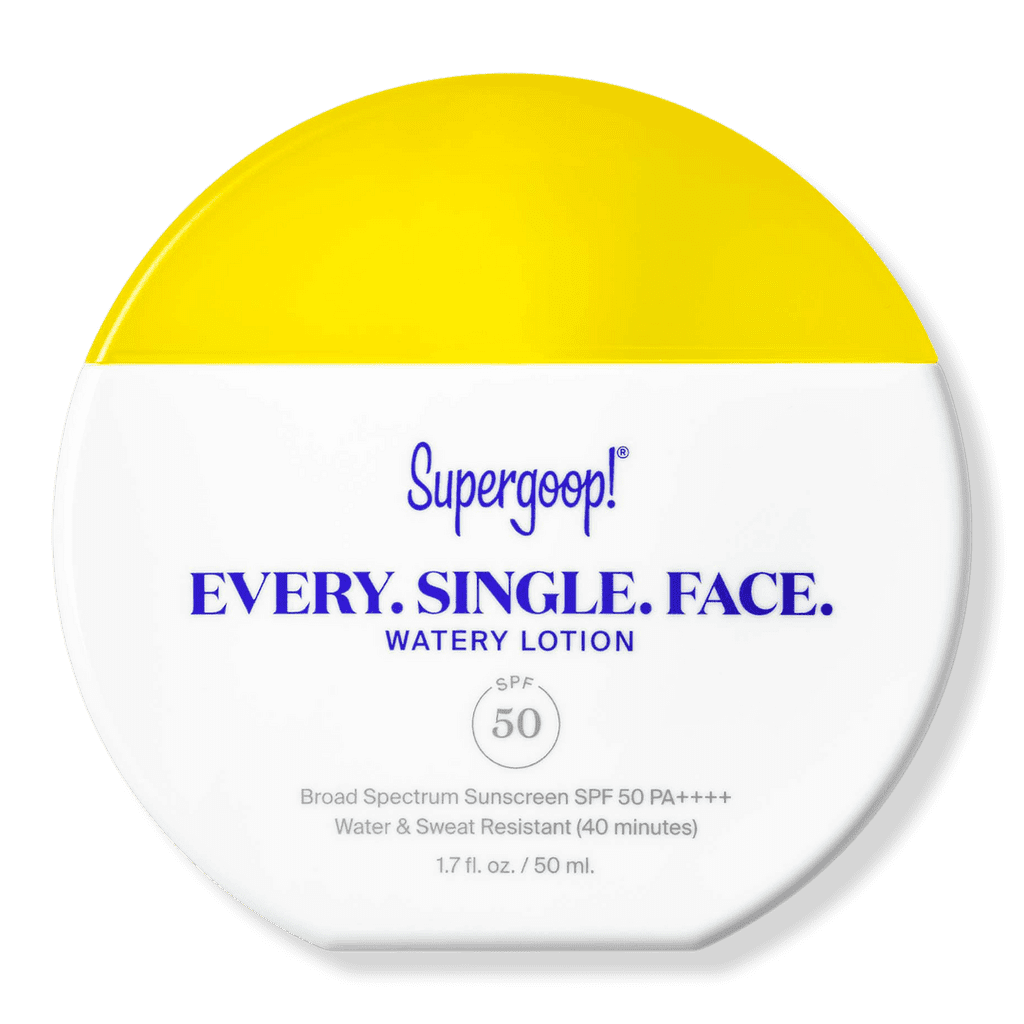 Best Sunscreen at Ulta: Supergoop! Every. Single. Face. Watery Lotion SPF 50