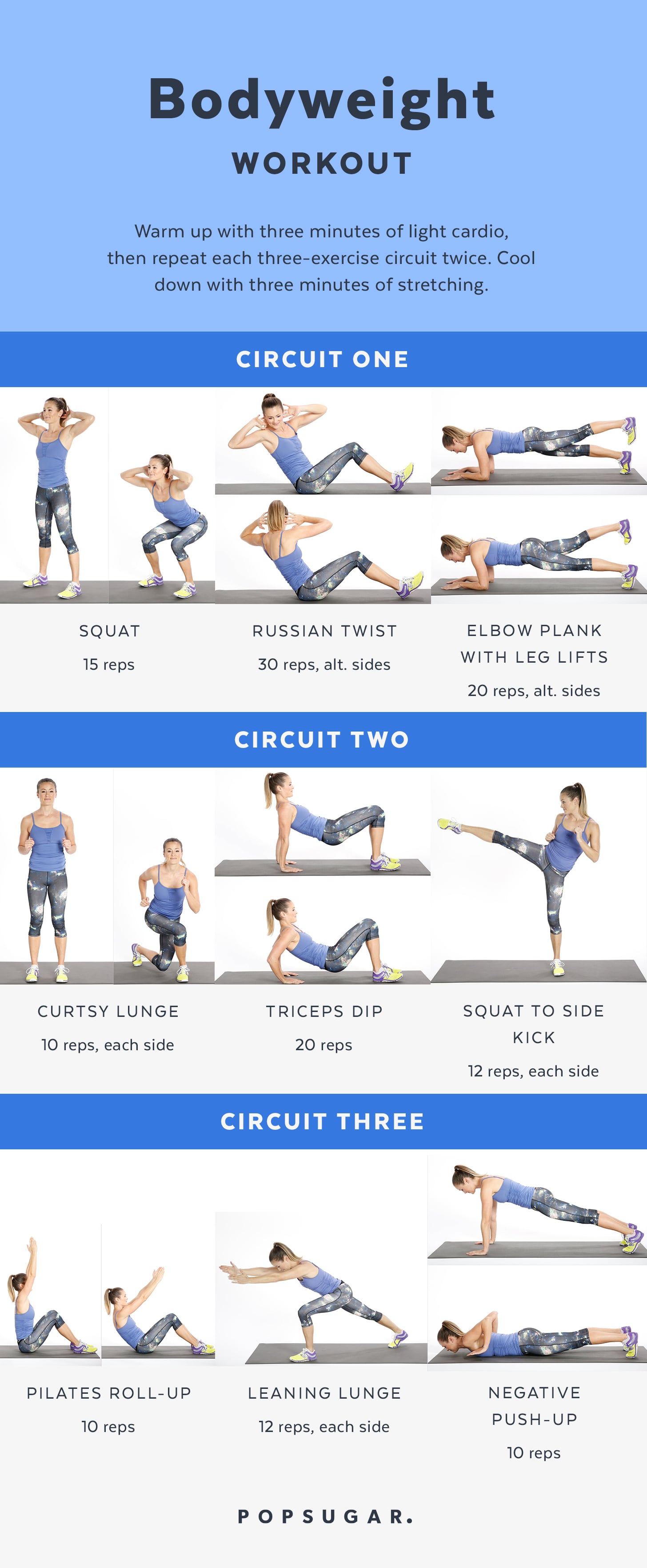 Advanced Bodyweight Workout Circuit (Full Body Routine)