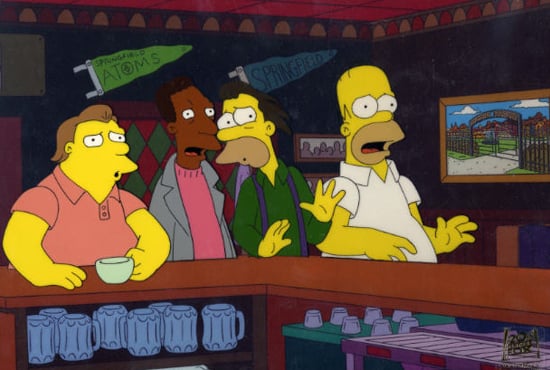 Moe's on The Simpsons