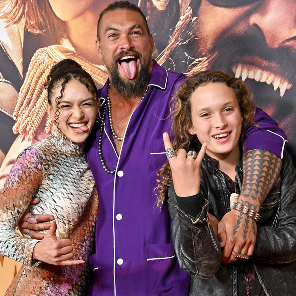 Jason Momoa and His Kids Prove Humor Runs in the Family at the 