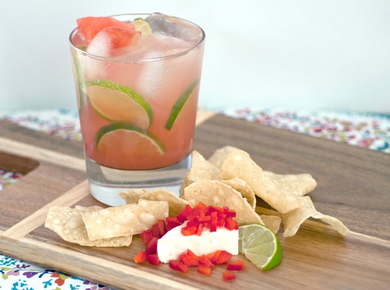 Lime-Spiked Watermelon Agua Fresca + Double Pepper Queso
