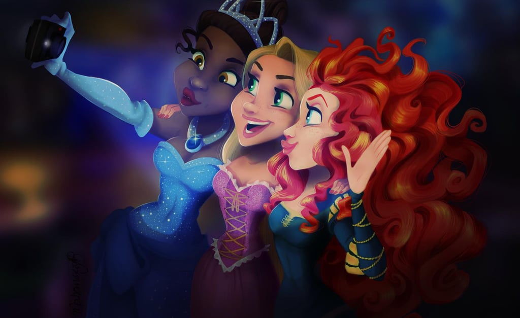 Disney Selfies Art
