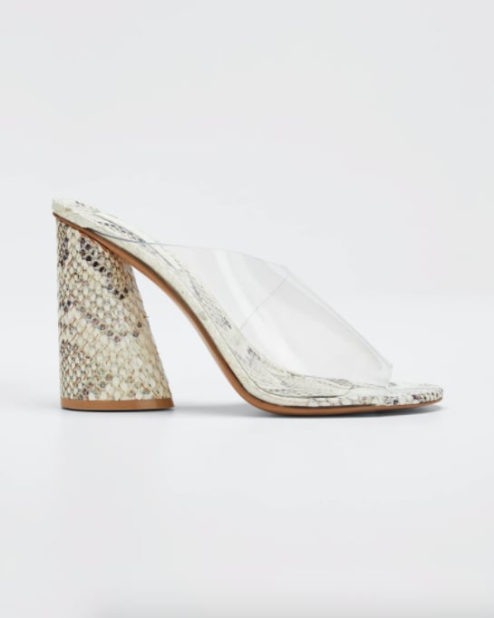 Mercedes Castillo Kuri Transparent Slide Sandals