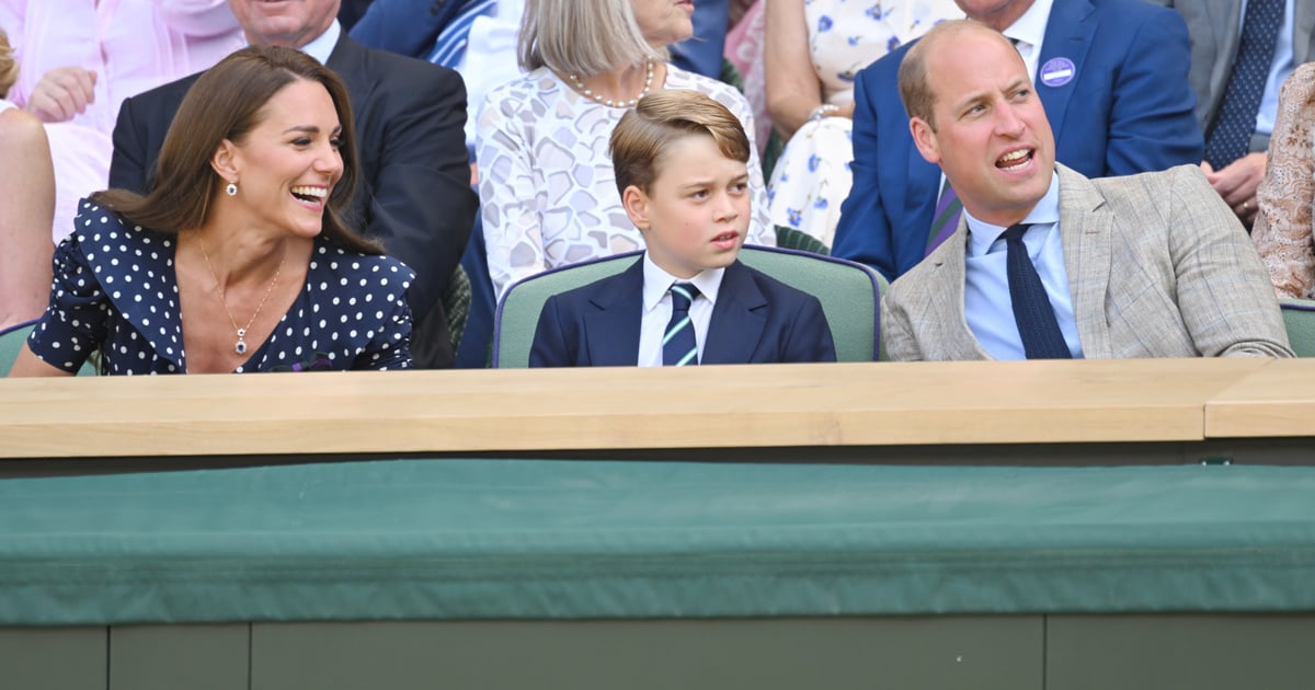 El príncipe George hace su debut en Wimbledon con el príncipe William y Kate Middleton