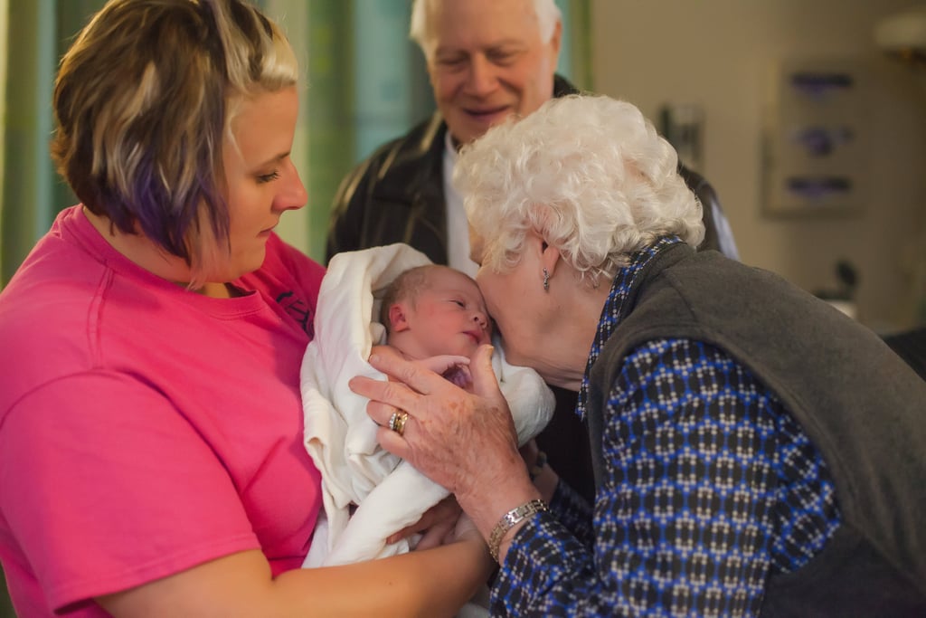 Photos of Military Birth Witnessed Over Skype
