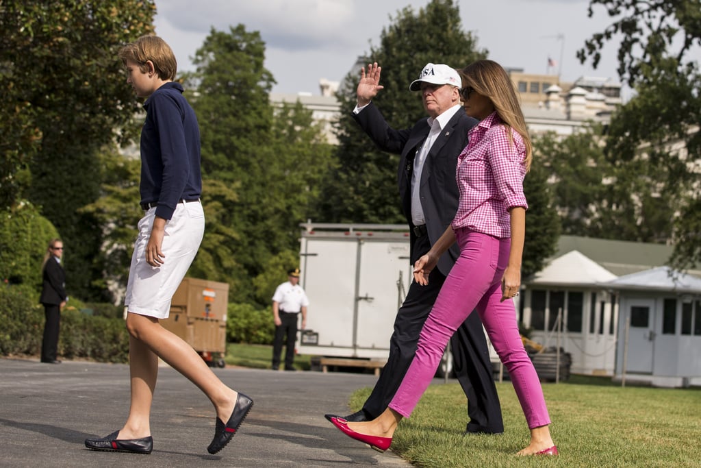 Melania Trump Pink Outfit August 2017