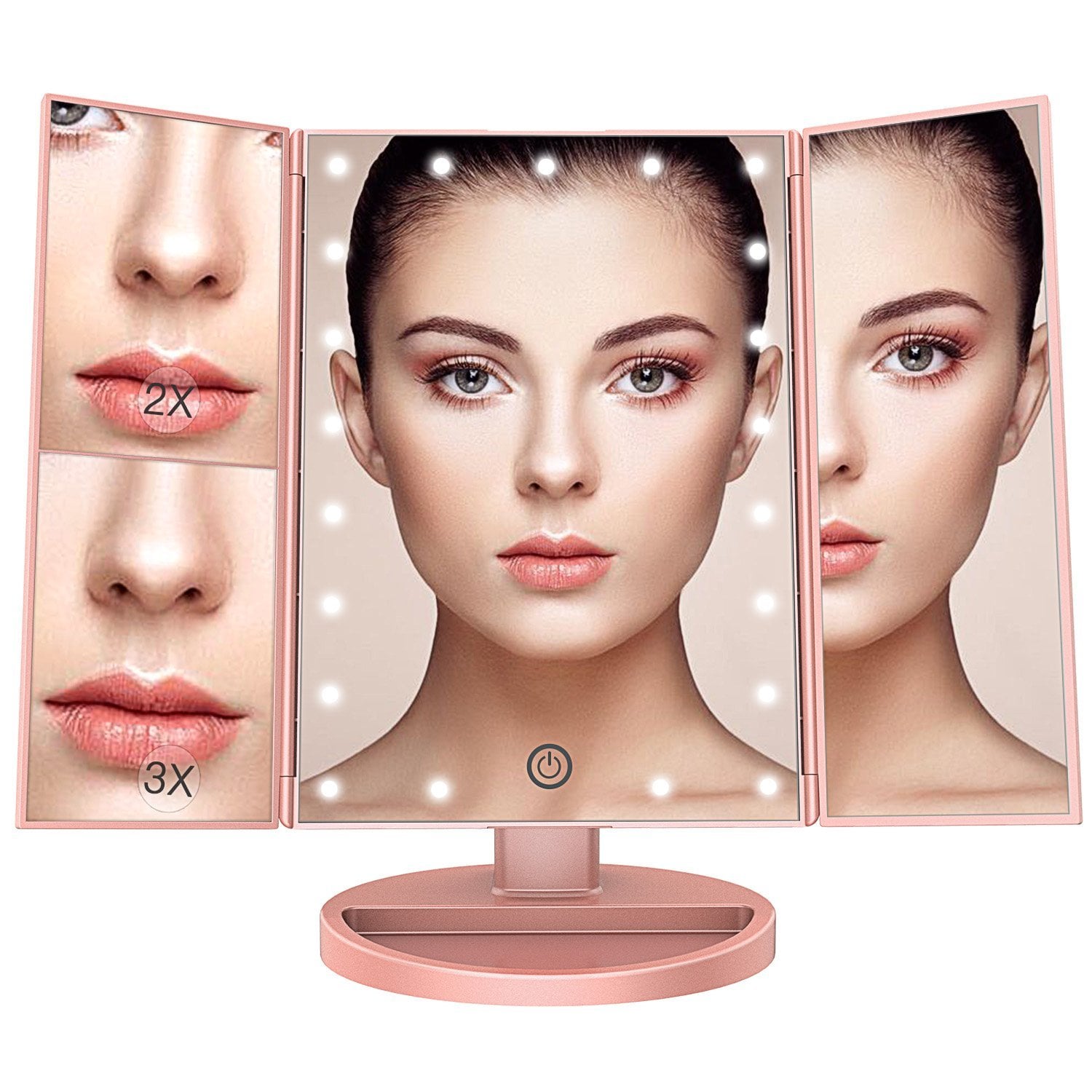 Bestope led lighted makeup mirror sales