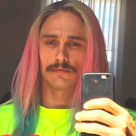 James Franco With Rainbow Hair | August 2016