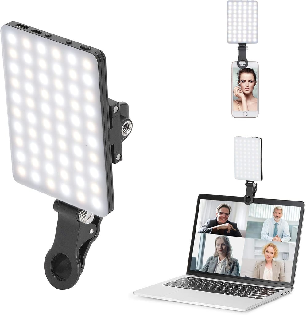 Newmowa 60 LED High Power Rechargeable Clip Fill Video Conference Light