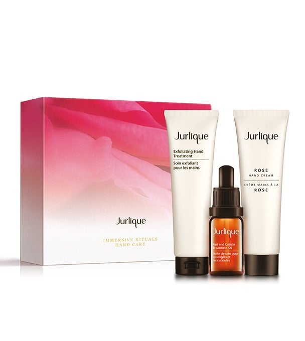 If your mom works with her hands a lot, why not give her the gift of keeping them nice and soft?
Jurlique Immersive Rituals Hand Care Gift Set ($36)