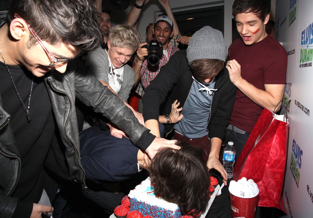 One Direction at the Elvis Duran Show in New York in 2012
