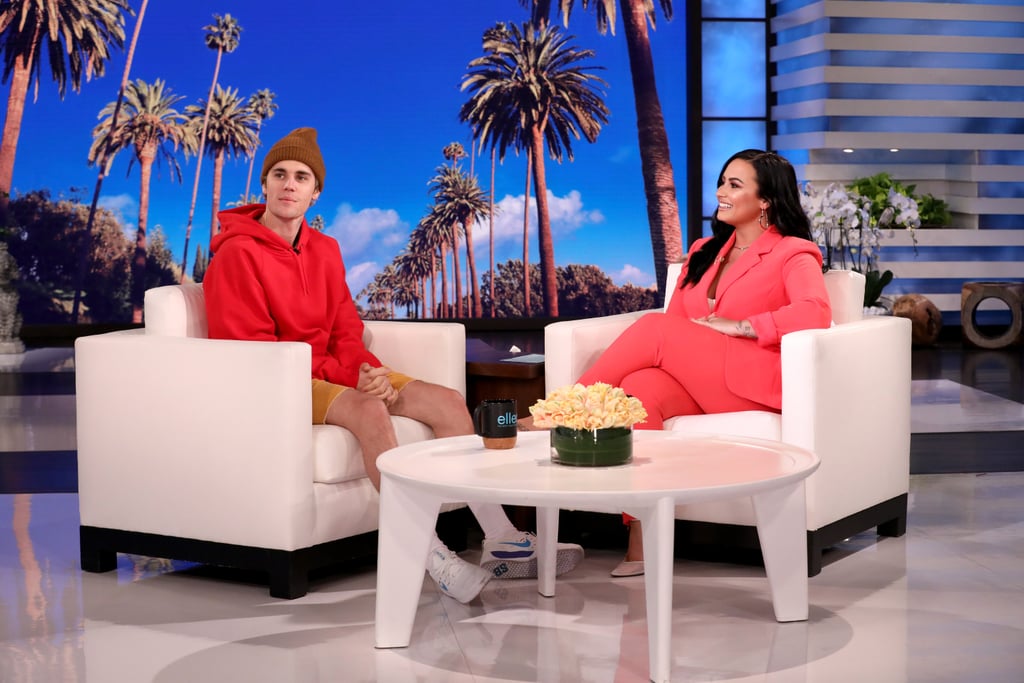Demi Lovato Interviews Justin Bieber On Ellen Degeneres Show