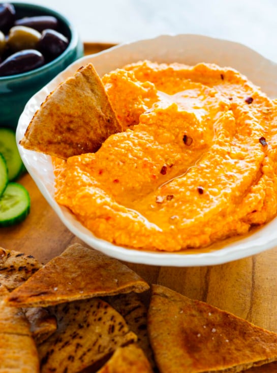 Spicy Red Pepper and Feta Dip