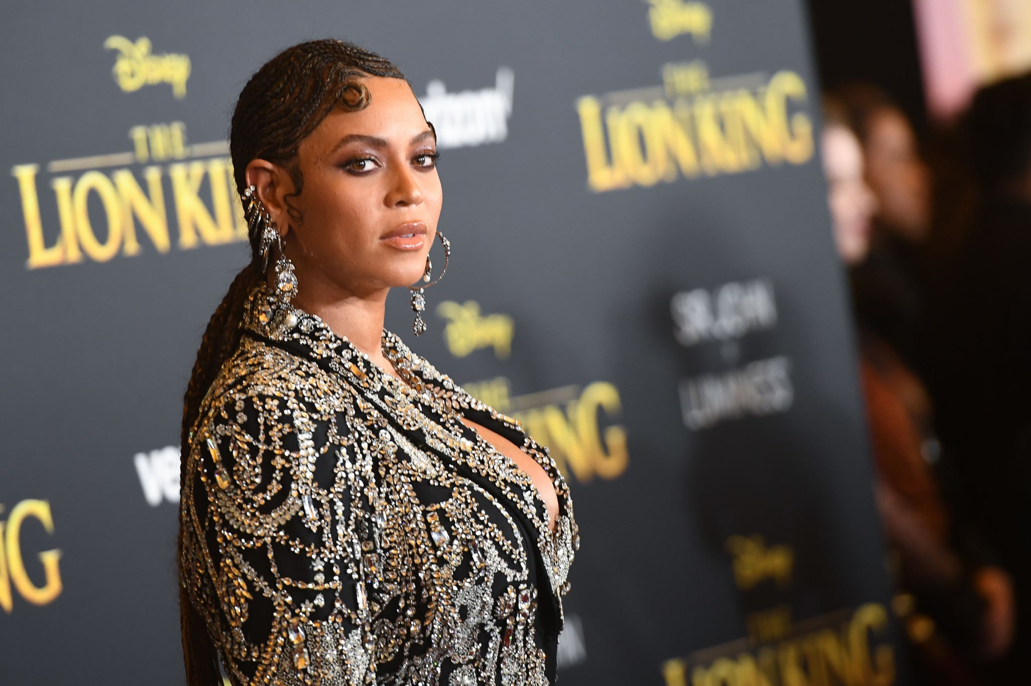 US singer/songwriter Beyonce arrives for the world premiere of Disney's 