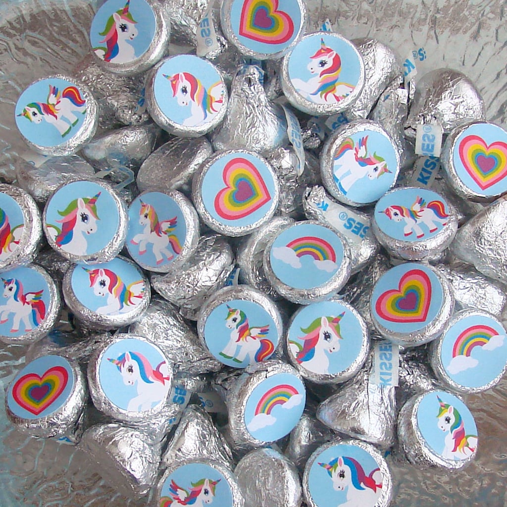 Unicorn Candy Wrapper Stickers
