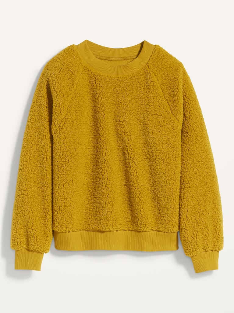 Old Navy Loose Cosy Sherpa Sweatshirt