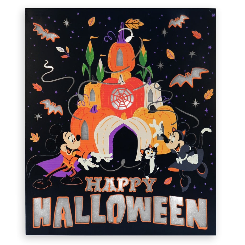 For Glowy Decor: Mickey Mouse and Friends Halloween Light-Up Sign