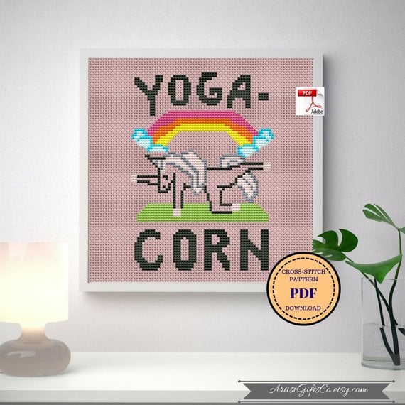 Unicorn Yoga pattern