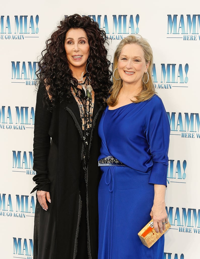 Pictured: Cher and Meryl Streep