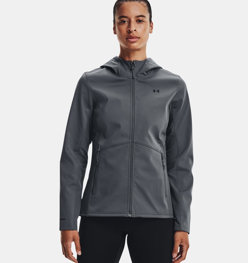 Under Armour Coldgear Storm Cotton Pullover Hoody - True Grey