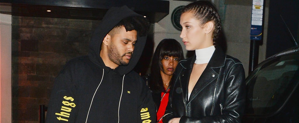 Bella Hadid's Leather Outfit June 2016