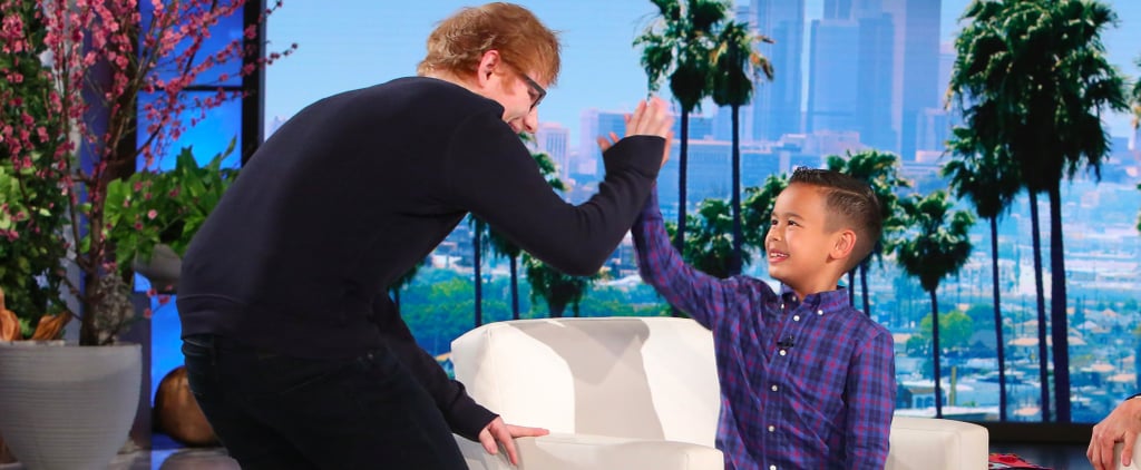 Ed Sheeran Meets Kai on The Ellen DeGeneres Show Feb. 2017