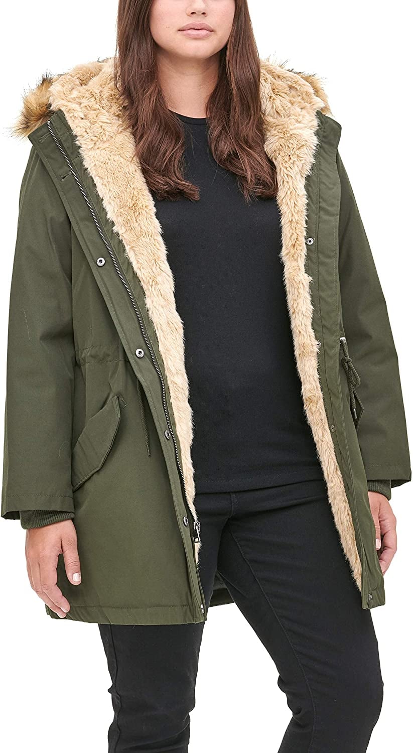 Levi's Faux Fur Lined Hooded Parka Jacket | 20 Bestselling Coats We Found  on Amazon, and Prices Start at Just $25 | POPSUGAR Fashion Photo 18