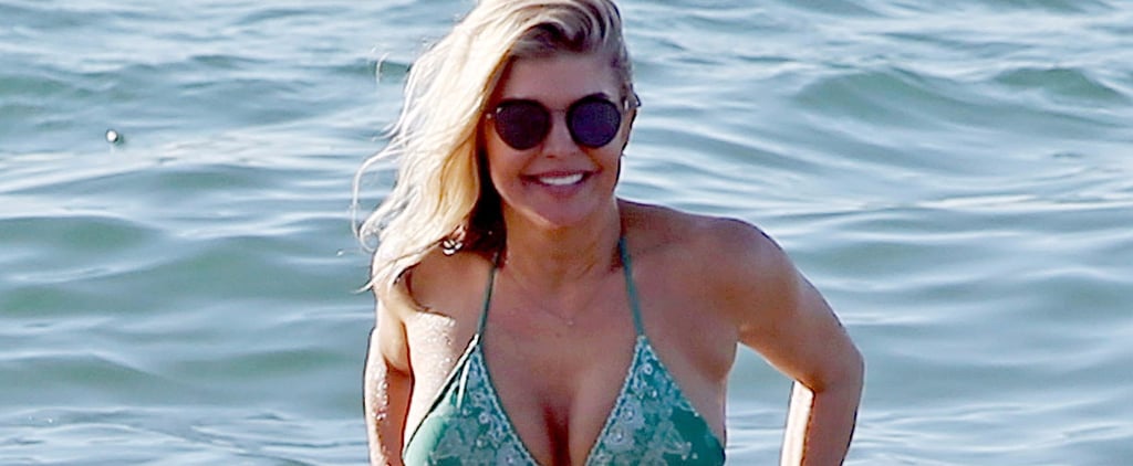 Fergie and Josh Duhamel on the Beach in Hawaii January 2017