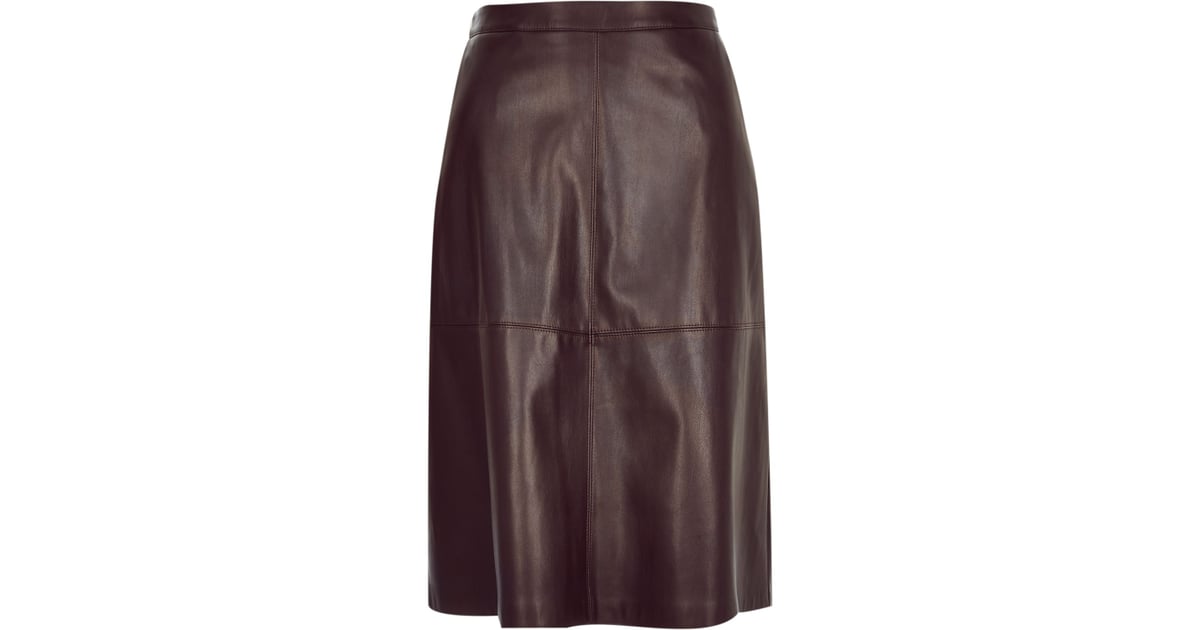 River Island Dark Midi Skirt ($64) | Olivia Palermo's Fall Outfits ...