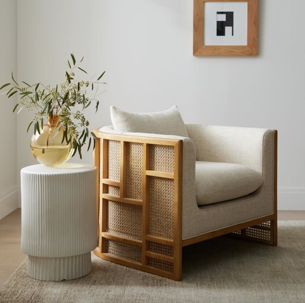 A Unique Find: West Elm Fluted Side Table