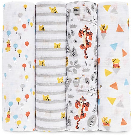 Aden + Anais Disney Winnie the Pooh Muslin Swaddles Set