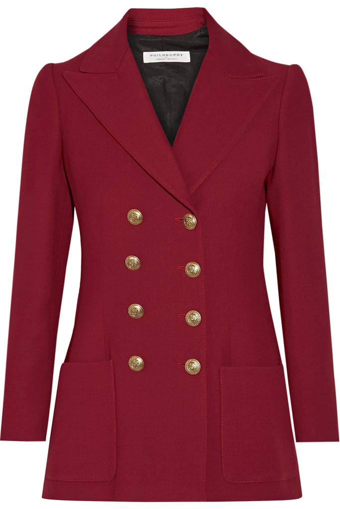 Philosophy di Lorenzo Serafini Double-Breasted Twill Blazer ($1,515)