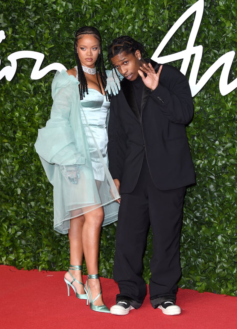 Rihanna and A$AP Rocky at the 2019 British Fashion Awards