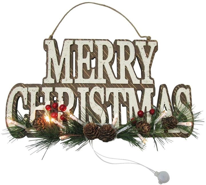 Merry Christmas LED Wall Decor