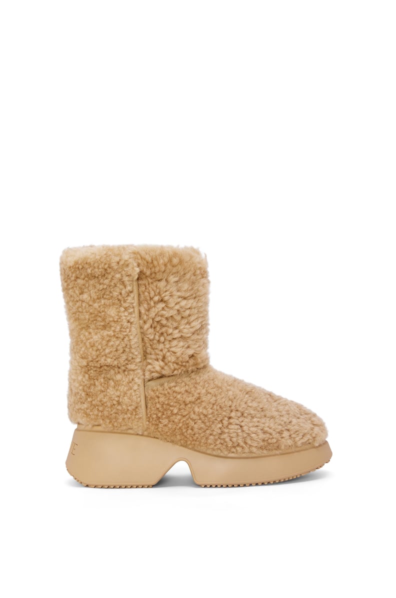 Loewe Wedge Boot in Shearling