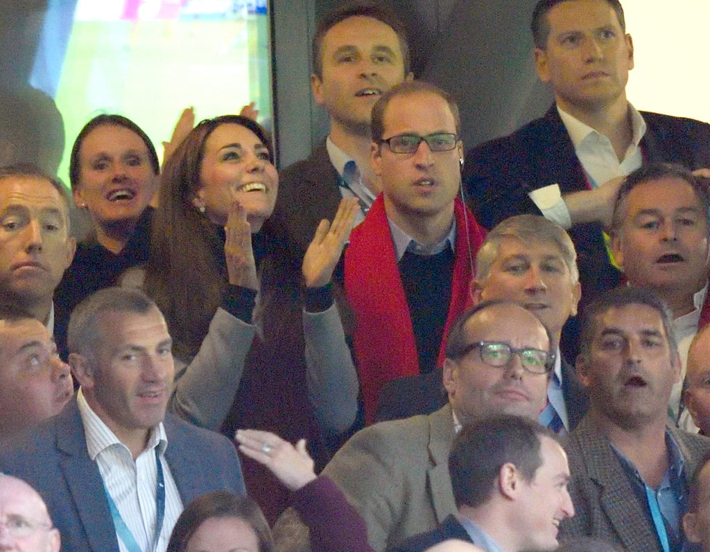Kate Middleton and Prince William at Rugby World Cup 2015