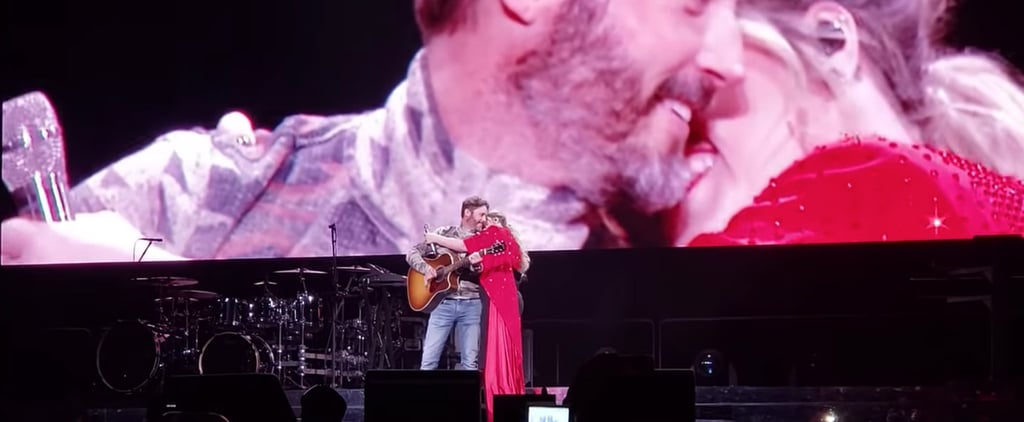 Kelly Clarkson's Husband Surprises Her During Performance