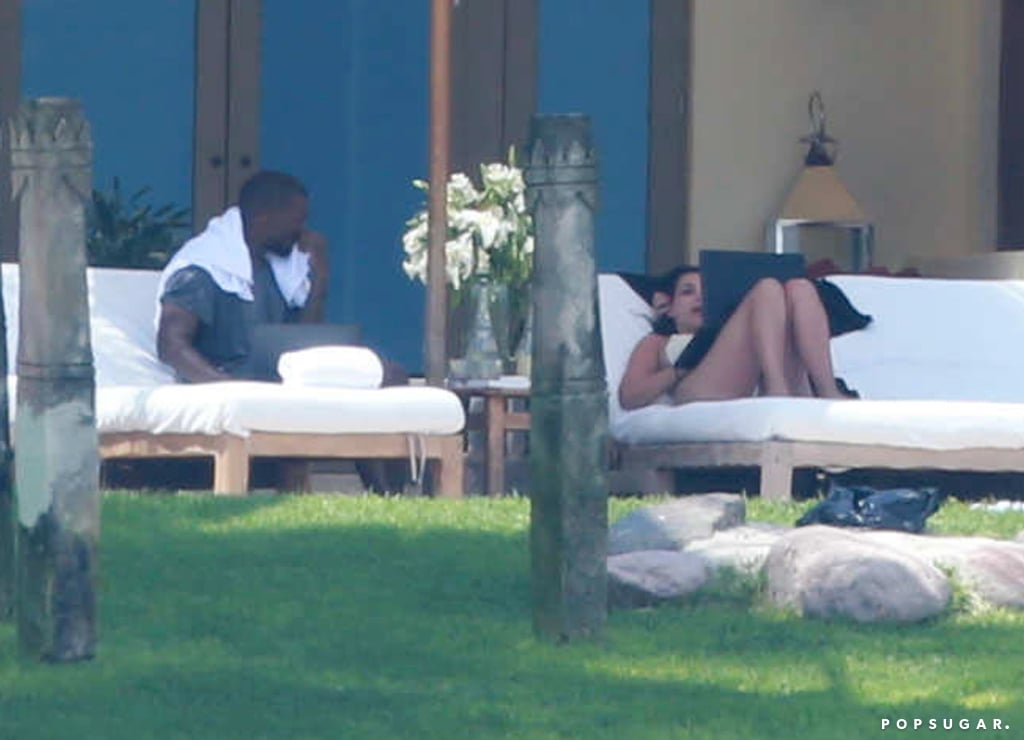 Kim Kardashian and Kanye West's second honeymoon in Punta Mita, Mexico, not only included relaxing time under the shade, but also a risqué photoshoot.