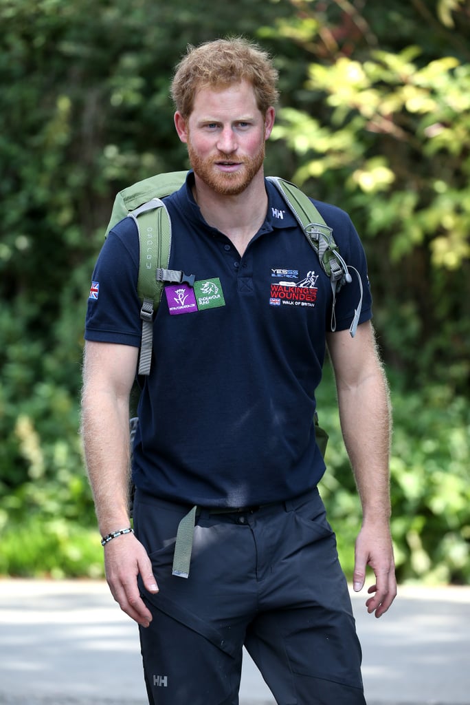 Prince Harry Walking the Wounded's Walk of Britain