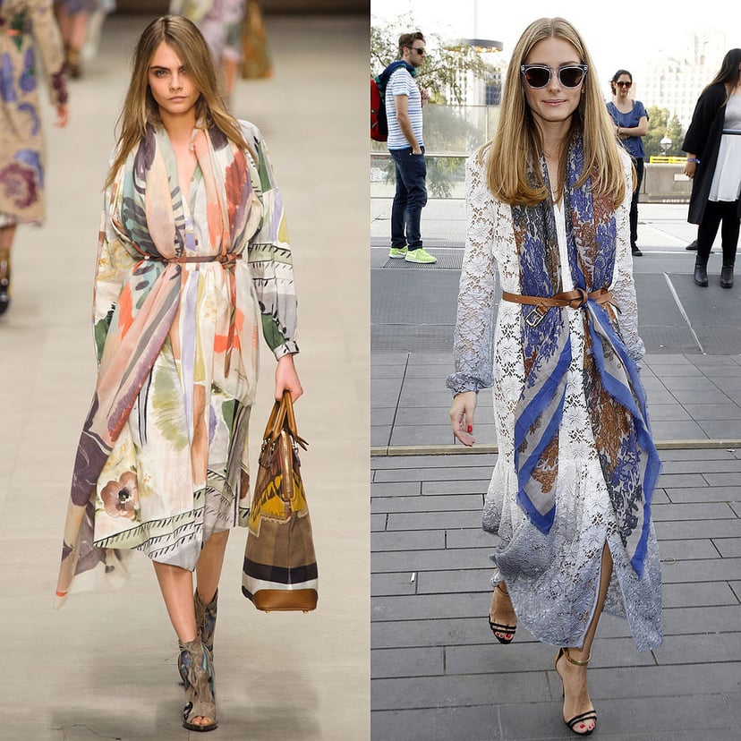 Fall 2014 Trend: How to Wear a Scarf With a Belt Like Burberry