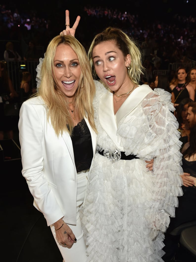 Tish and Miley Cyrus