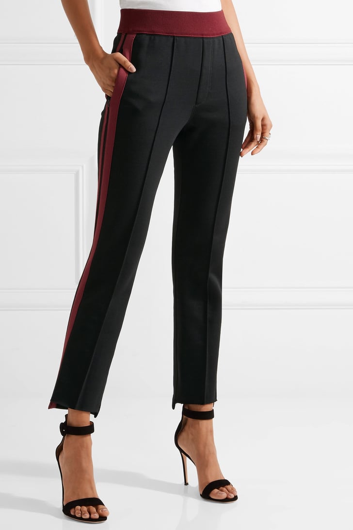 helmut lang striped track pants