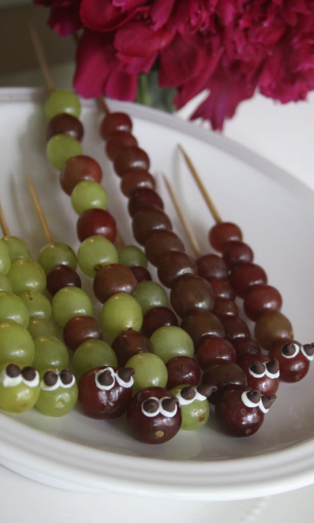 Caterpillar Grape Kabobs Caterpillar Grape Kabobs