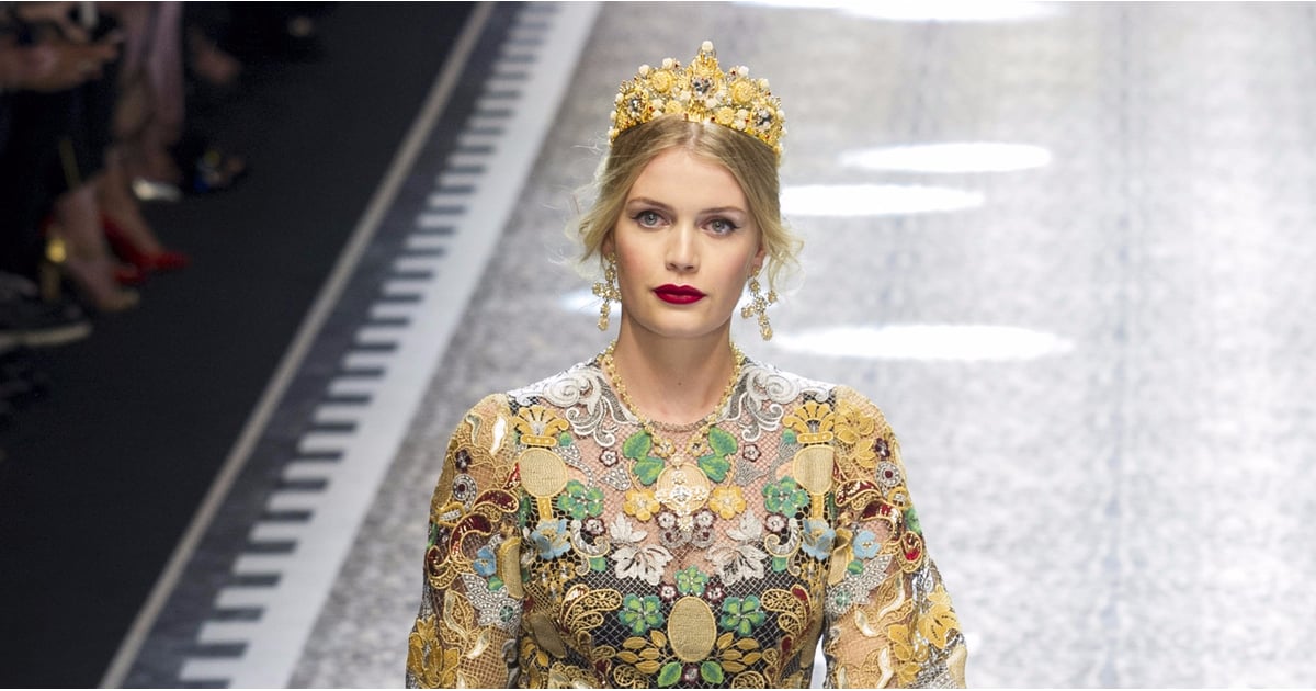 Dolce & Gabbana Fall 2017 Runway | POPSUGAR Fashion