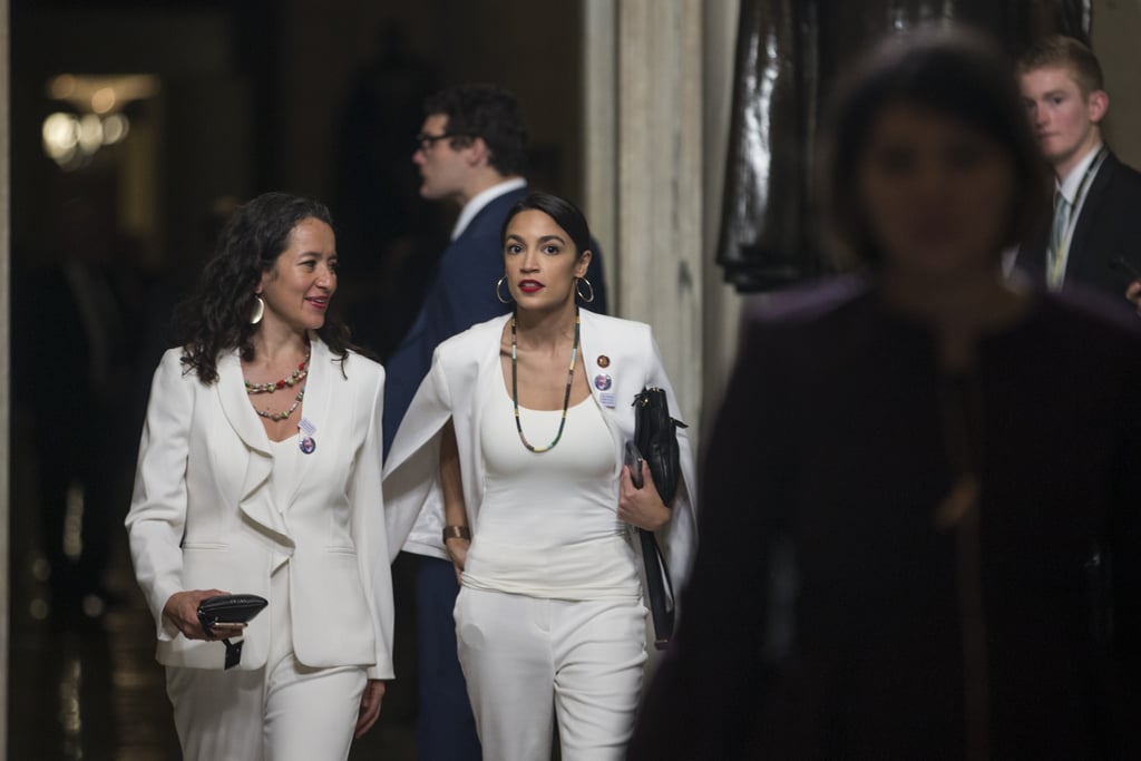 Alexandria Ocasio-Cortez White Blazer at State of the Union