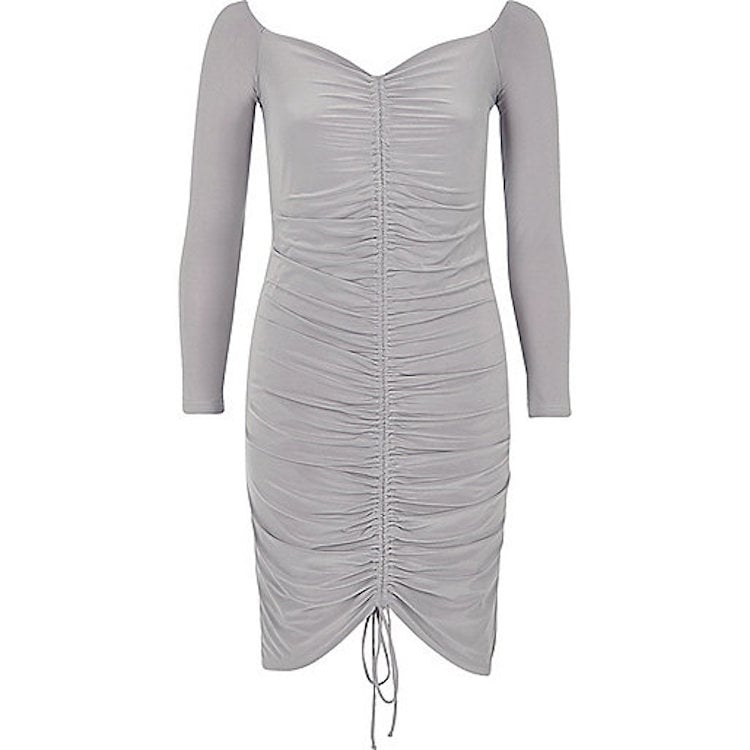 River Island Ruched Bodycon Dress