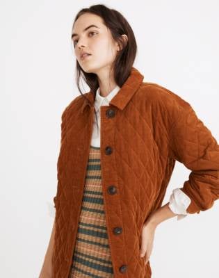Madewell's Quilted Corduroy Walton Shirt-Jacket